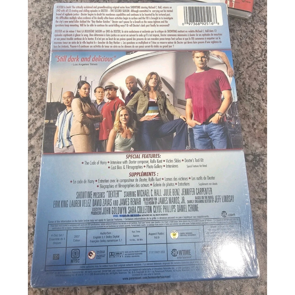 Dexter 2009 Breygent Collectors Album Season 1 Used &Season 2 Sealed New - Picture 9 of 9